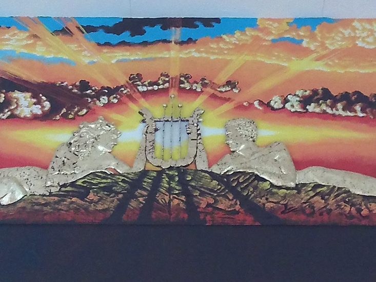 Broadwell Memorial Hall mural